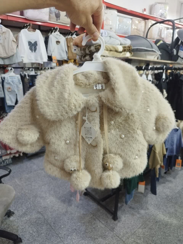 ست شنل و کلاه و کیف مرواریدی نوزاد وکودک